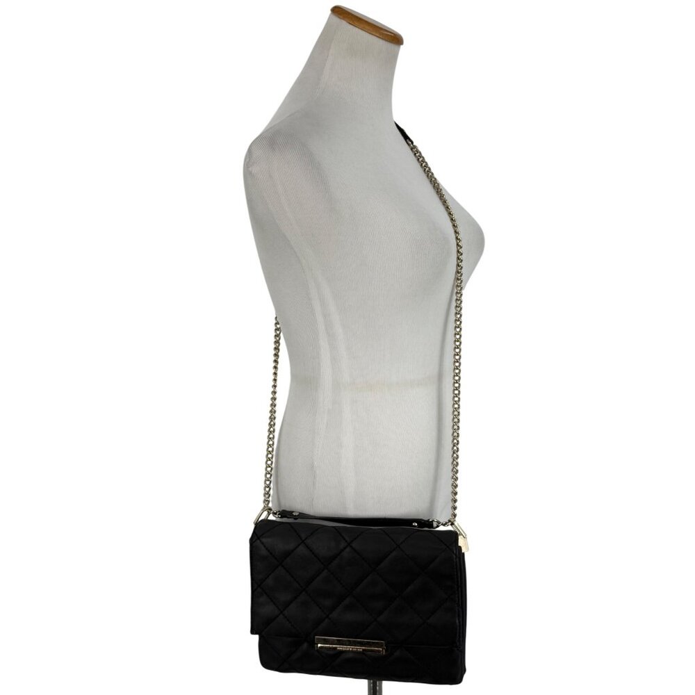 Kate Spade New York Emerson Place Lenia Black Quilted Leather Shoulder Bag - Picture 12 of 16